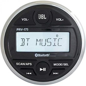 JBL PRV175 Marine Digital Media Receiver - LCD Display - Watertight Controller with 105mm Dia Face - Bluetooth Streaming (117350)