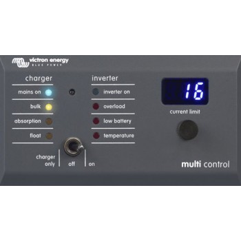 Victron Digital Multi Control 200/200A GX - Remote Control Panel to suit  MultiPlus and Quattro Inverter Charger Combi (DMC000200010R)