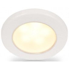 Hella EuroLED 75 Series Downlights - 24Volt Warm White Light with White Rim - Screw Mount - Interior or Exterior - Completely Sealed - Dimmable - 5 Year Warranty  (2JA958109111)