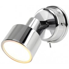 Hella Ponui Gen2 Warm White LED Reading Light in Bright Chrome Finish - 24V with Switch (2JA958358211)