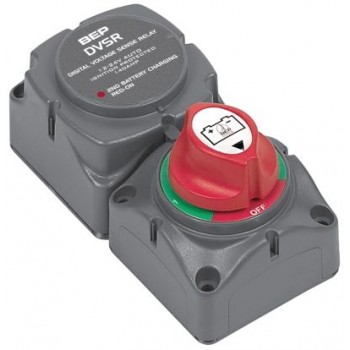 BEP Marinco Battery Switch (1-2-Both-Off) Cluster with Dual Sensing DVSR - 113654 (SUR 714-140A-DVSR)