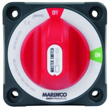 BEP Pro Installer 400A Battery Master Switch (DOUBLE POLE On/Off) - Standard Mount - 400A Continuous - 600A Intermittent - 1500A Cranking - 114084 (SUR 770-DP)
