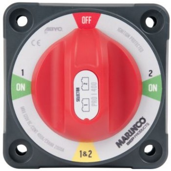 BEP Pro Installer 400A Battery Selector Switch (1/2/Both/Off) - Standrad Mount - 400A Continuous - 600A Intermittent - 1500A Cranking - 114086 (SUR 771-S)