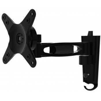Majestic TV Bracket - Swing Out Cantilever Arm Bracket - Removable VESA 75-100mm Mounting - Optional Lock Pin & Second Mount - Max. Load 15 Kg (ARM101)