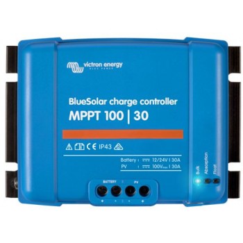 Victron BlueSolar MPPT 100/30 Solar Charge Controller - Solar Panel Regulator – Suits 12 or 24V Systems (SCC020030200)