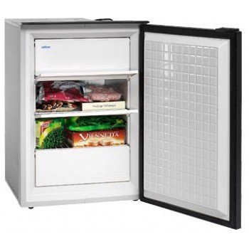 Isotherm CR90F Cruise Grey Line Matched Freezer - 12 to 24 Volt DC and 240 Volt AC - 90 Litre - Changeable Left or Right Hand Hinge - Grey Door (1090BC1AA)