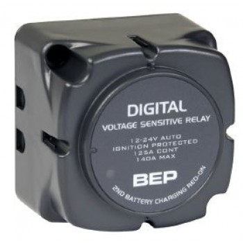 BEP Marinco DVSR - 12 Volt and 24 Volt - Digital Voltage Sensing Relay - 140 Amp - 113668 (SUR 710-140A)