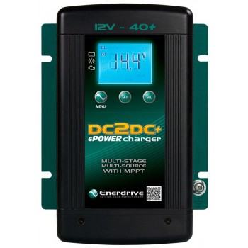 Enerdrive ePOWER DC2DC 24V 30A+ Battery Charger - Two DC Inputs 10.5-32V (e.g. Engine Charging and Solar) 24V 30A+ Output (EN3DC30-24)