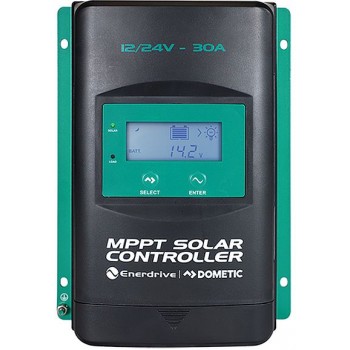 Enerdrive MPPT Solar Controller w/Display - 30Amp 12/24V - LCD Display with Voltage and Amps (EN43530)