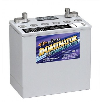 Deka Dominator  8G22NF Battery - 12 Volt - 50Ah - 245CCA - Gel Cell - Maintenance Free (8G22NF)