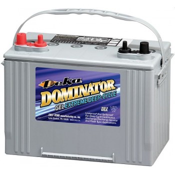 Deka Dominator 8G27M Battery - 12 Volt - 86Ah - 505CCA - Gel Cell - Maintenance Free (8G27M)