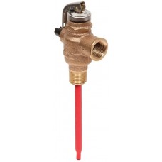 RMC Temp Relief Valve 500Kpa 15mm Replacement Pressure Relief Valve to Suit Isotemp Water Heaters  TRA HT55 (135728)