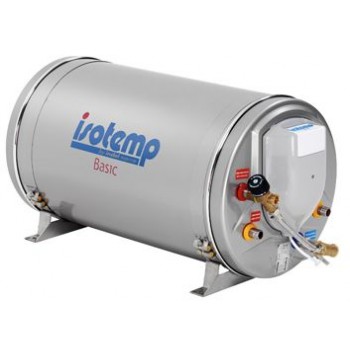 Isotherm Basic 50 (50L) Marine Hot Water Heater with Thermostatic Mixing Valve Fitted - 240VAC 1200W Electric and Heat Exchange (KTH6050B1B000003)