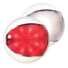 Hella EuroLED 130 Touch - Red / White Light with White Shroud - Interior and Exterior Use - 12/24V (2JA959950121)