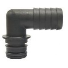 Jabsco Snap-In Ports - 23mm Plug-in with 20mm Hose Tail Elbow - Sold in Pairs 50643-1000 (J25-179)