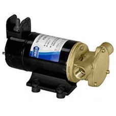 Jabsco Reversible Vane-Puppy Pump - 12 Volt - 23 LPM - 8 Amp - Self Priming Rotary Sliding Vane Pump with Switch - Ideal for Oil Change - 18680-1000 (J40-130)