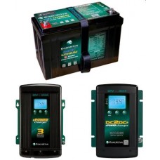 Enerdrive ePOWER Lithium B-TEC 125Ah Battery 12V - Incl Bluetooth Monitoring - Inc 40A DC2DC Charger and MPPT Solar Controller and 20A AC Charger (K-125-DC40-AC20)