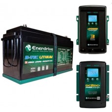 Enerdrive ePOWER Lithium B-TEC 200Ah Battery 12V - Incl Bluetooth Monitoring - Incl. 40A DC2DC Charger and MPPT Solar Controller and 40A AC Charger (K-200-DC40-AC40-G2)