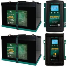 Enerdrive ePOWER 200Ah (2 x 100Ah) 12V eLITE Lithium Battery - Inc 40A DC2DC Charger and 20A AC Charger (K-200L-DC40-AC20)