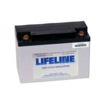 Lifeline GPL-1400 - 12 Volt - 55Ah - 550CCA - DUAL Marine Starting/Cycling AGM Battery (GPL-1400T)