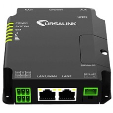 Ursalink / Milesight UR32-L00AU-W Cellular WiFi Router - 2 x RJ45, WiFi, RS232, I/O - SIM Card Not Included (M2M-UR-00009)