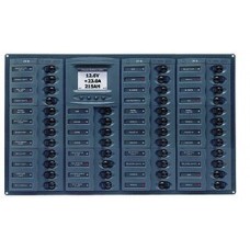 BEP Marinco Millennium 44 Circuit Breaker DC Panel - Horizontal with Digital Meter (SUR M44H-DCSM)