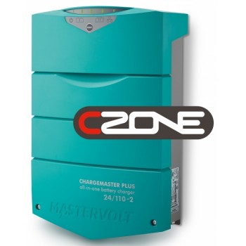 Mastervolt ChargeMaster PLUS 24/110-2 CZone Battery Charger - 24 Volt 110 Amp - 2 Output - 120/230 Volt AC Input - 44321105 (110345)