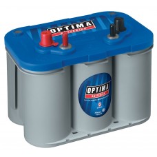 Optima Blue Top D34M - 12 Volt - 55Ah - 750CCA - Marine Spiral Cell AGM Dual Purpose Battery - Some days, endurance is more important than luck (D34M)