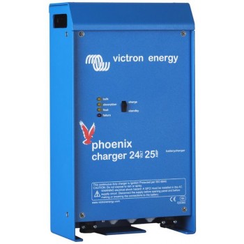 Victron Phoenix Battery Charger - 24V - 25A 4 Stage Charging - 1 x 25A + 1 x 4A Output (PCH024025001)