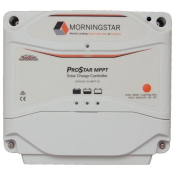 Morningstar ProStar MPPT 25 Amp Solar Panel Regulator – Charge Controller - Suits 12 or 24V Systems - Professional Series (PS-MPPT-25)
