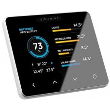 Enerdrive SIMARINE PICO2 - Digital Monitoring System with WiFi - 12/24 Volt Systems - SILVER Bezel Surface Mount (SI-PICO2)