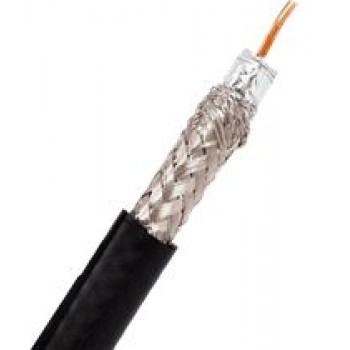 TV - RG6 - TV Quad Shield Coaxial Cable - 10mm Dia - Suitable for Digital TV, Satellite and Pay TV Signals RG6 (BC46060)