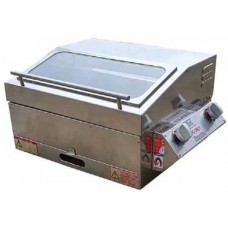 Sizzler MAX Deluxe Gas Barbecue with Flame Failure - HIGH Lid with Window - Stainless Steel HOTPLATE - Suits Camping and Caravans (Sizzler MAX Hi/Lid FF SS)