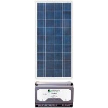Solar 150W Solar Package incl. PWM Solar Controller - Charges Max 8A/hr @ 12V - Suits 12V Systems Only (ENE150WP)