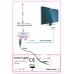 Banten Digital RV-TV Aerial-Antenna with 12Volt Amplifier - Snap On Mounting - 25cm Antenna for TV Reception - Suits Caravans, Camper, Trailers, Vans, Motorhome and RV - DVB-T 00331-2 (1282091)