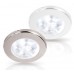 Hella EuroLED 75 Series Downlights - 24Volt White Light with White Rim - Spring Clip Mount - Interior or Exterior - Completely Sealed - Dimmable - 5 Year Warranty  (2JA958110611)