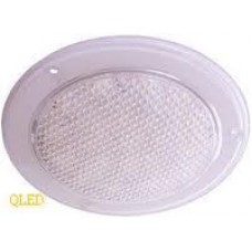 OceanLumi LED Interior/Exterior Light - 12V -  White Light (Hi/Low) - 132mm - White - Recess Mount - Non Switched (41-132-30)