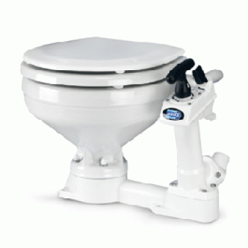 Jabsco 3000 Twist N Lock Manual Marine Toilet - Large Bowl (J10-102)
