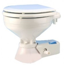 Jabsco Standard Electric Toilet - 12 Volt - Large Bowl, Large Seat and Lid - Jabsco 37010-1090 (J10-107)
