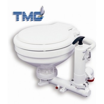 TMC Manual Marine Toilet - Vertical Pump - Small Bowl Toilet (139110)