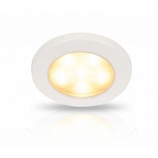 Hella EuroLED 95 Gen-1 Series LED Downlight - Warm White Light with White Rim (2JA980940101)