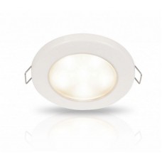 Hella EuroLED 95 Gen-1 Series LED Downlight with Spring Clips - White Light with White Rim (2JA980940201)