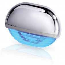 Hella Marine Blue LED Easy Fit Gen2 Waterproof Step Light - Chrome Plated Plastic Cap - 12-24Volt DC (2JA958126101)