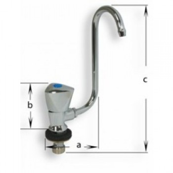 Chrome Plated Brass Faucet With  Single Mini Tap (134304)