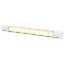Hella Marine 0881 Series Warm White LED 1.5W Courtesy Intensity Surface Mount Strip Lamp 12 Volt (2JA980881212)
