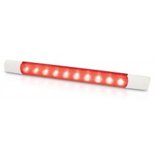 Hella Marine 0881 Series Red LED 1.5W Courtesy Intensity Surface Mount Strip Lamp 24 Volt (2JA980881702)
