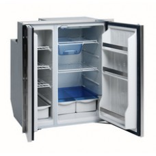 Isotherm CR200 Inox Stainless Steel Two Door Side by Side Fridge/Freezer - 12 or 24VDC and 240VAC - 150 Litre Fridge and 50 Litre Freezer -  (381718)