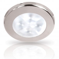 Hella EuroLED 75 Series Downlights - 24Volt White Light with Stainless Steel Rim - Screw Mount - Interior or Exterior - Completely Sealed - Dimmable - 5 Year Warranty (2JA958110121)