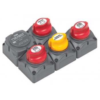 BEP Marinco Battery Switch Cluster with Digital VSR - 114078 (SUR 718-140A-DVSR)